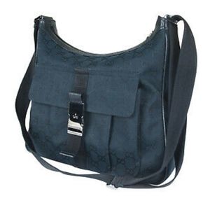 Gucci black crossbody bag authentic